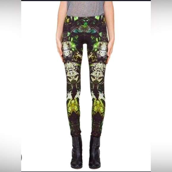 I Was Told NOT To Sell Them Yet! Helmut Lang Cicada-print leggings - Picture 1 of 6